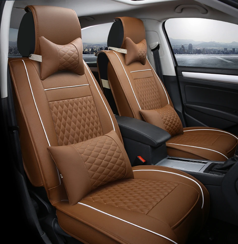 Качественный набор дышащих чехлов для сидений автомобиля коврик для Ford Focus Mondeo Kuga Edge Escor Fiesta Ecosport