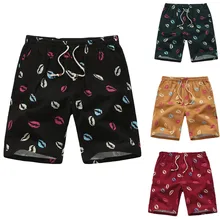 Мужские шорты модные повседневные с принтом сшивание мульти-карман эластичный комбинезон с поясом шорты модные брюки 7,16