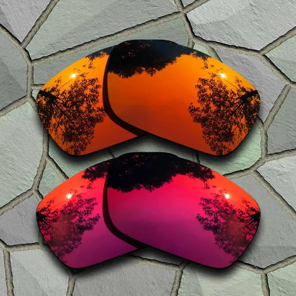 Солнцезащитные очки поляризованные Сменные линзы для топливных элементов Oakley - Цвет линз: Red-Violet Red