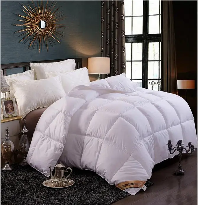 Buy 2016 white/pink/beige warm winter quilt goose down