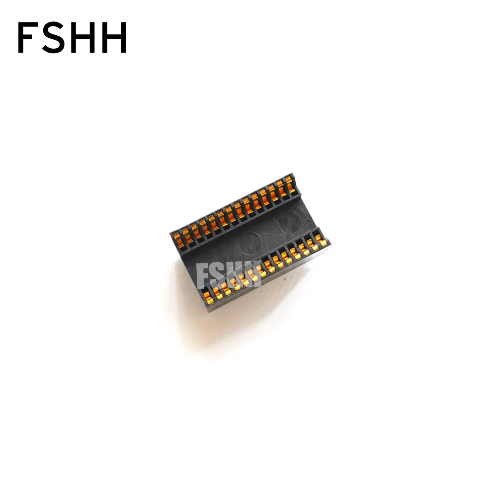 

600-100-28 IC SOCKET/IC Test Socket DIP24 Socket/DIP28W Burn-in Socket Pitch=2.54mm width=15.24mm/600mil