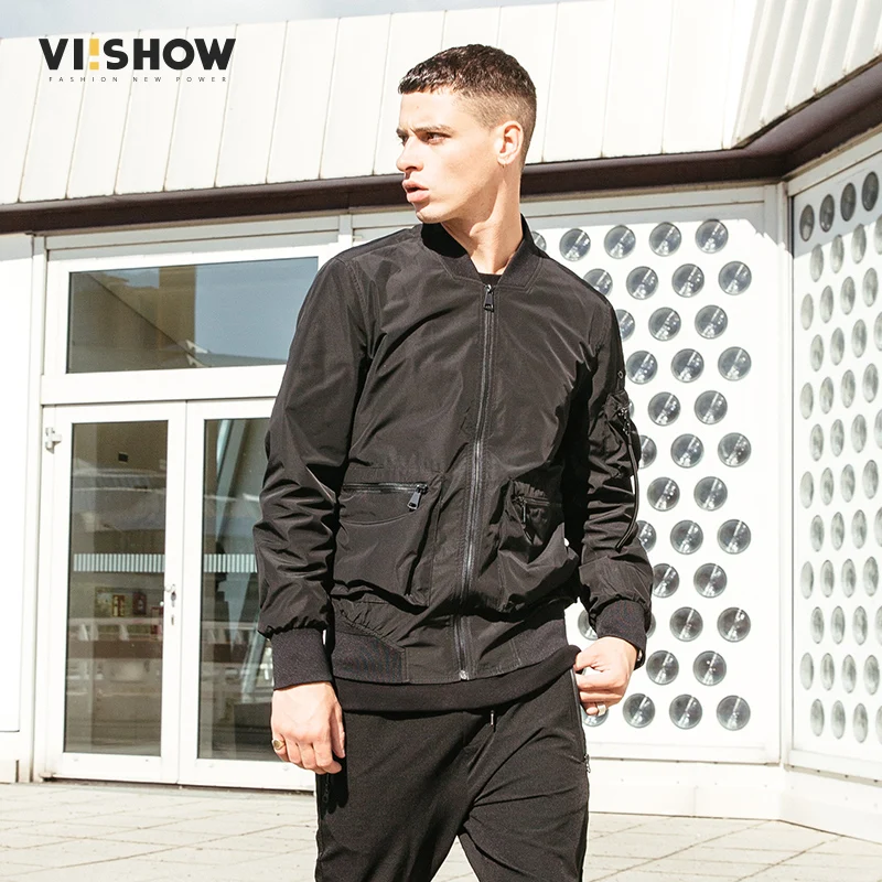 VIISHOW 2017 Осенняя новая куртка с капюшоном на молнии мужская брендовая одежда
