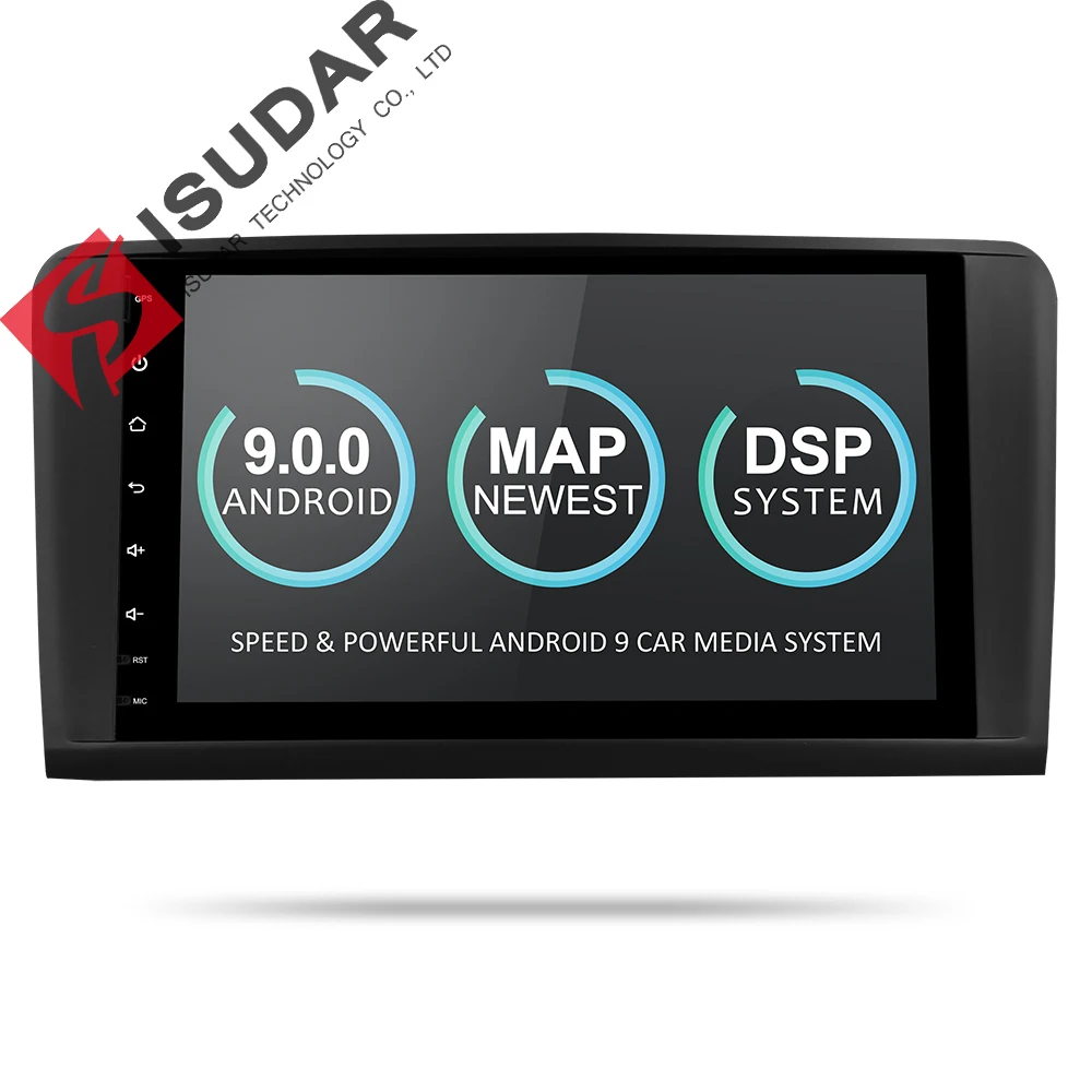 

Isudar Car Multimedia Player GPS Two Din Android 8.1 Automotivo For Mercedes/Benz/GL ML CLASS W164 ML350 ML450 ML500 GL320 Radio