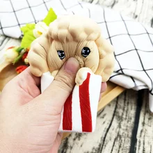 Besegad мультфильм животных Пудель Jumbo Kawaii мягкие мягкий медленно нарастающее при сжатии игрушки для взрослых снимает стресс беспокойство подарок