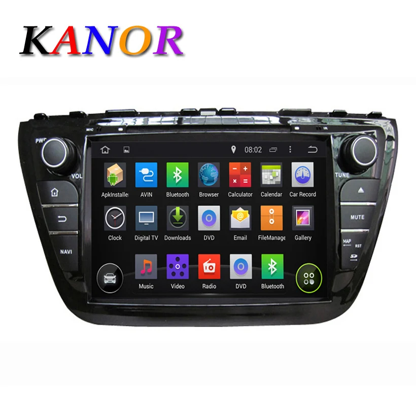 KANOR Android 5 1 Quad Core ROM 16G Car font b DVD b font font b