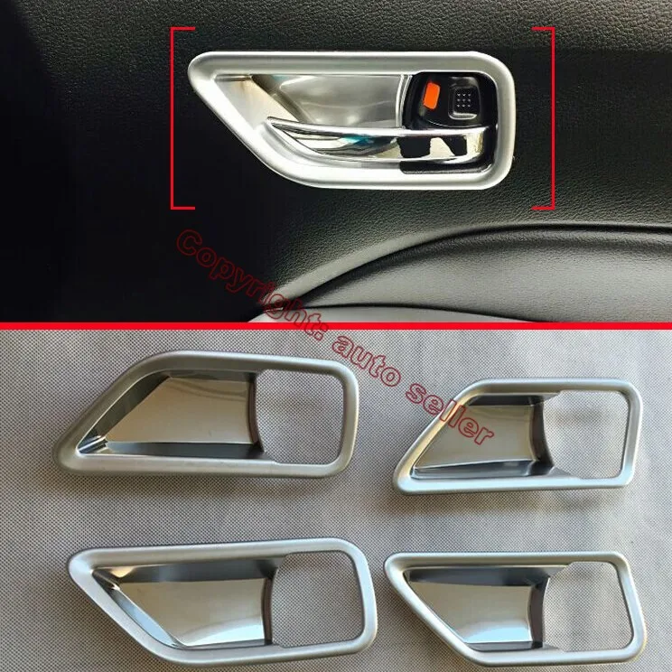 

ABS Pearl Chrome Inside Interior Door Handle Cover Trim For Suzuki VITARA 2015 2016 Car Accessories Stickers W4