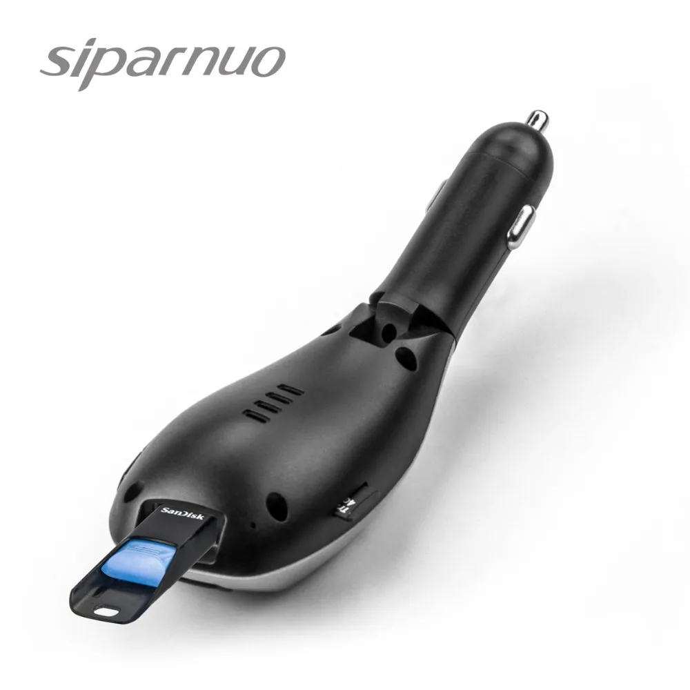 Siparnuo X5 Bluetooth Car Kit Car MP3 Player Bluetooth FM Transmitter with Headset FM Transmitter Phone Bluetooth Transmisor