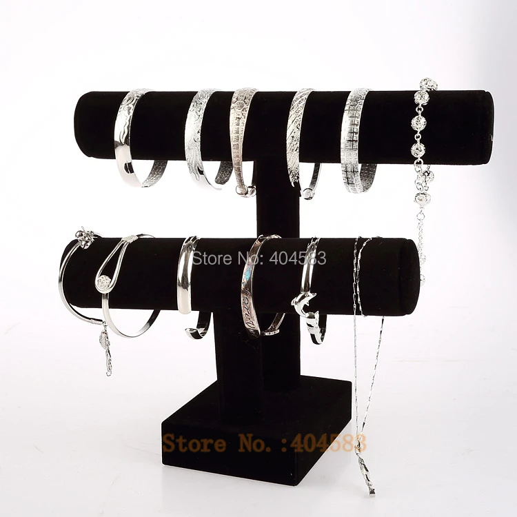 

High Grade Rotatable T-bar Hair Band Watch Bracelet Display Stand Holder