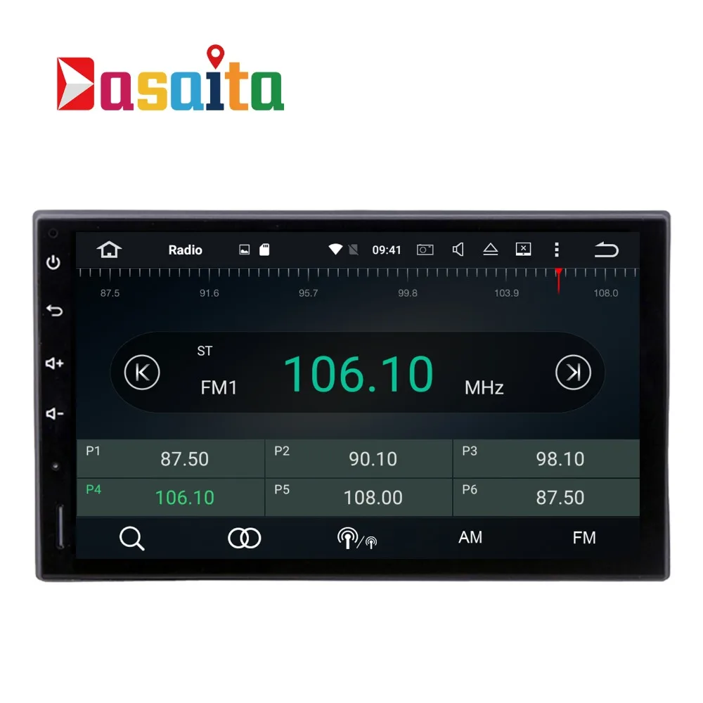 Top Dasaita 7" Android 6.0 Car GPS Player for Nissan Universal with Octa Core 2GB Ram Auto Radio Multimedia GPS NAVI 4G LTE 4