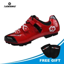 SIDEBIKE Профессиональные легкие велосипедные ботинки обувь для горного велосипеда Sapatilha Ciclismo Mtb брендовые кроссовки обувь для велоспорта для мужчин