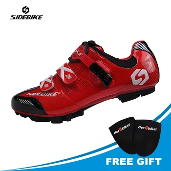 

SIDEBIKE Professional Lightweight Cycling Shoes Mountain Bike Shoes Sapatilha Ciclismo Mtb Brand Sneakers Cycling Shoes For Men