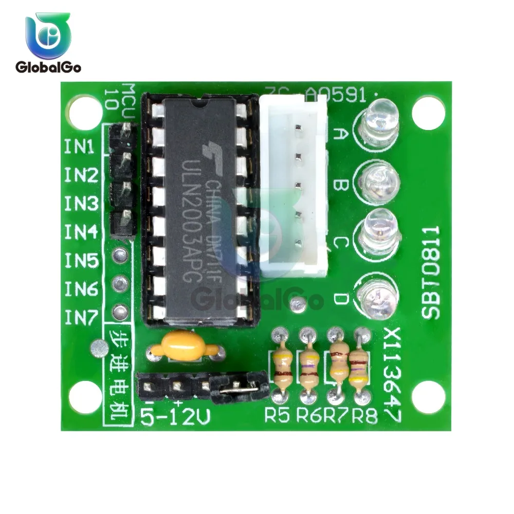Умная электроника 28BYJ-48 5 в 12 В 4 фазы постоянного тока редукторный шаговый двигатель драйвер 28byj 28byj48 28byj-48-12в шаговый двигатель