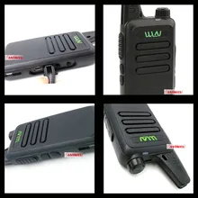 3 pcs WLN KD-C1 Walkie Talkie UHF 400-470 MHz 5W Power 16 Channel MINI-handheld Transceiver