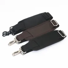 3,8 см Широкий регулируемый длинный нейлоновый ремень для сумки крепкий плечевой ремень мужской портфель сумка для ноутбука Аксессуары для ремней на сумку черный KZ0395