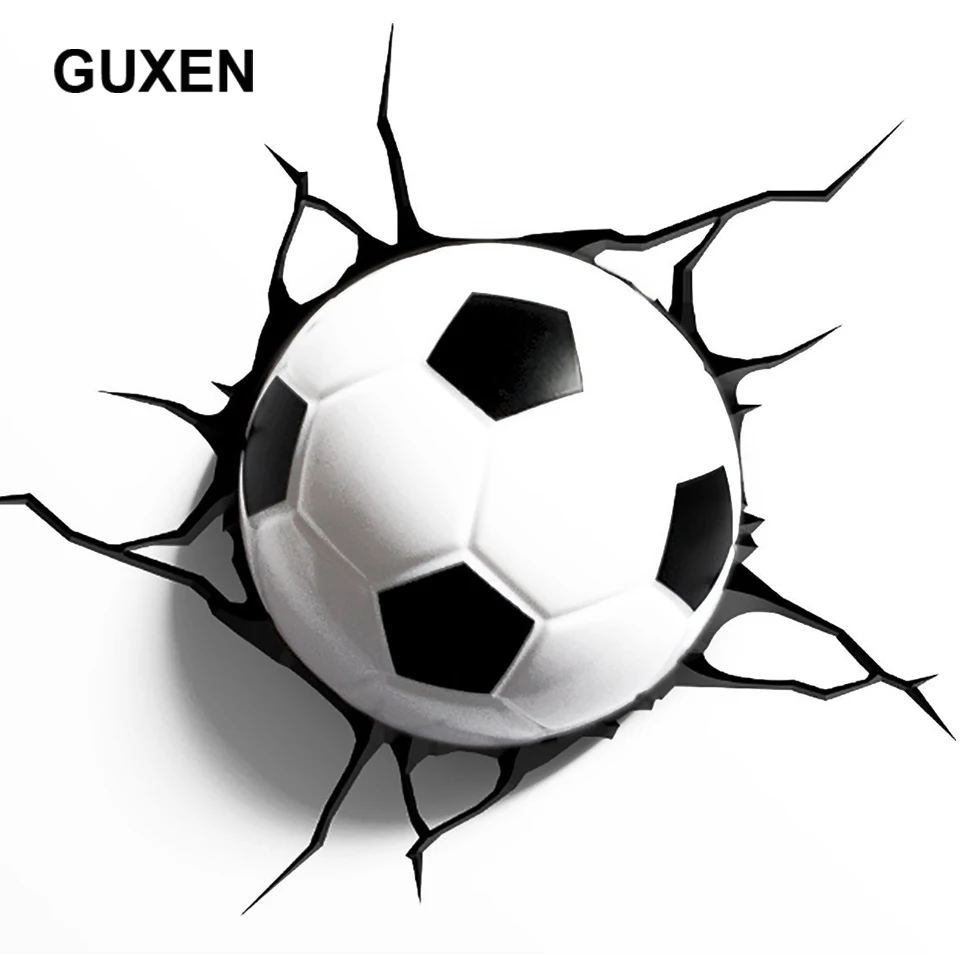 GUXEN спортивных мини-футбольный мяч 3D деко свет с творческой Стикеры для декора