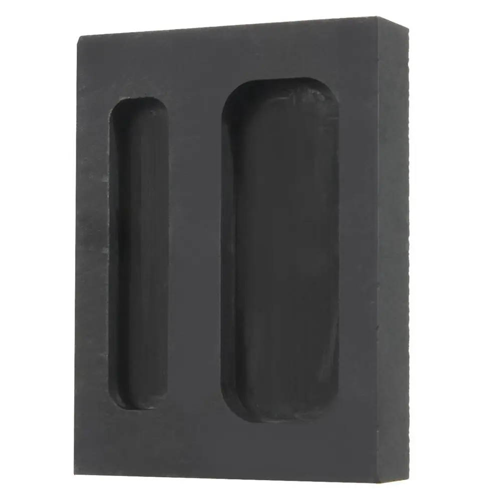 

MYLB-Gold Silver Graphite Ingot Bar Combo Mold Melting Casting Refining Scrap Black