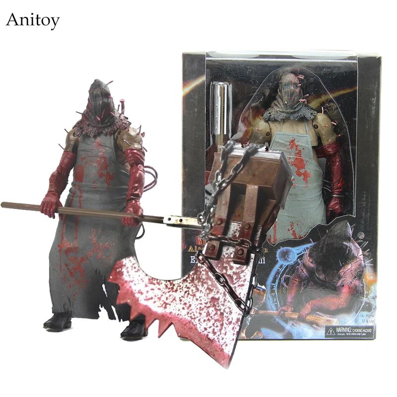 

Free Shipping 1pcs NECA Resident Evil Biohazard Executioner Majini 7" PVC Action Figure Collectible Model Toy Gift MVFG019