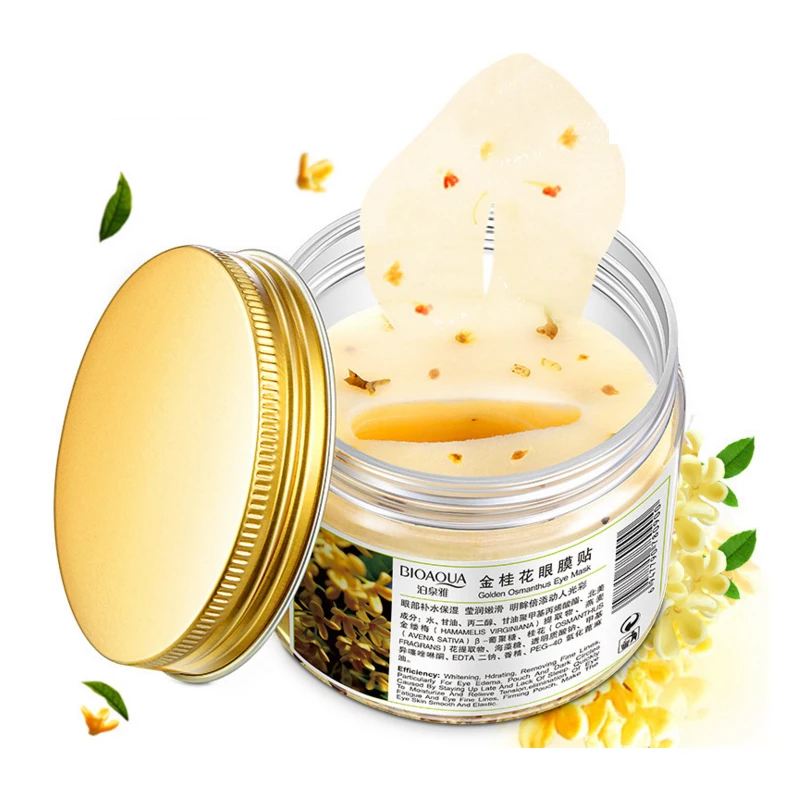 

Gold Osmanthus Eye Mask Antie Sleep Patch Patches Dark Circle Moisturizing To Eye Lines Face Care Anti-agin 80pcs