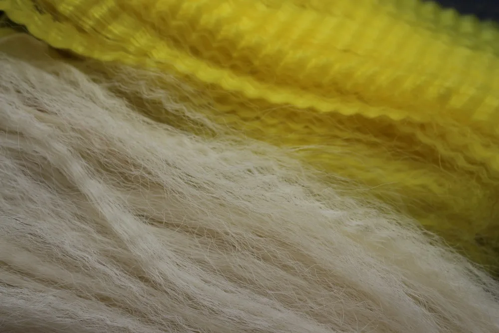 Pesca com Mosca Tigofly 11 Cores Frisado Nylon Fibra Sintética Bizarro Cabelo Encaracolado Fibre Streamer Clouser Minnow Subordinação Materiais 4 Esporte e Lazer