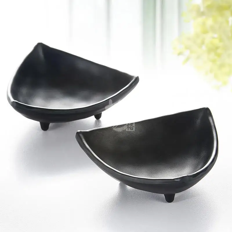 Japanese melamine bowl plasticgravy boat condiment bowl relish dish