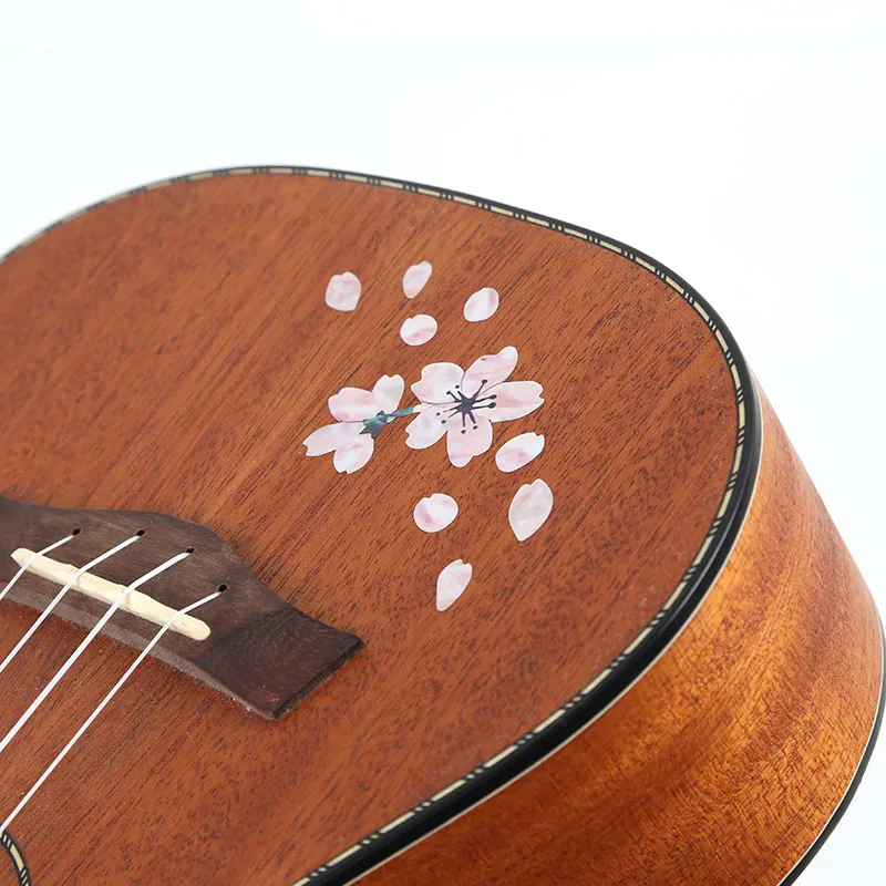 Guitar Fingerboard Panel Sticker Cherry Blossom Decals Decoration for Ukulele Bass EDF88 Guitar Fingerboard Panel Sticker Cherry Blossom Decals Decoration for Ukulele Bass EDF88