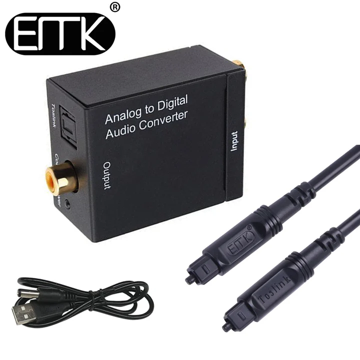 EMK-Analog-To-Digital-Audio-Converter-L-R-RCA-to-Coaxial-Optical-Toslink-SPDIF-output-converter (2)