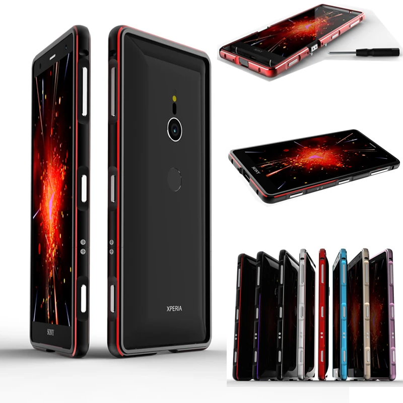 Алюминиевый металлический бампер рамка для Sony Xperia XZ2 XZ 2 чехол Роскошный