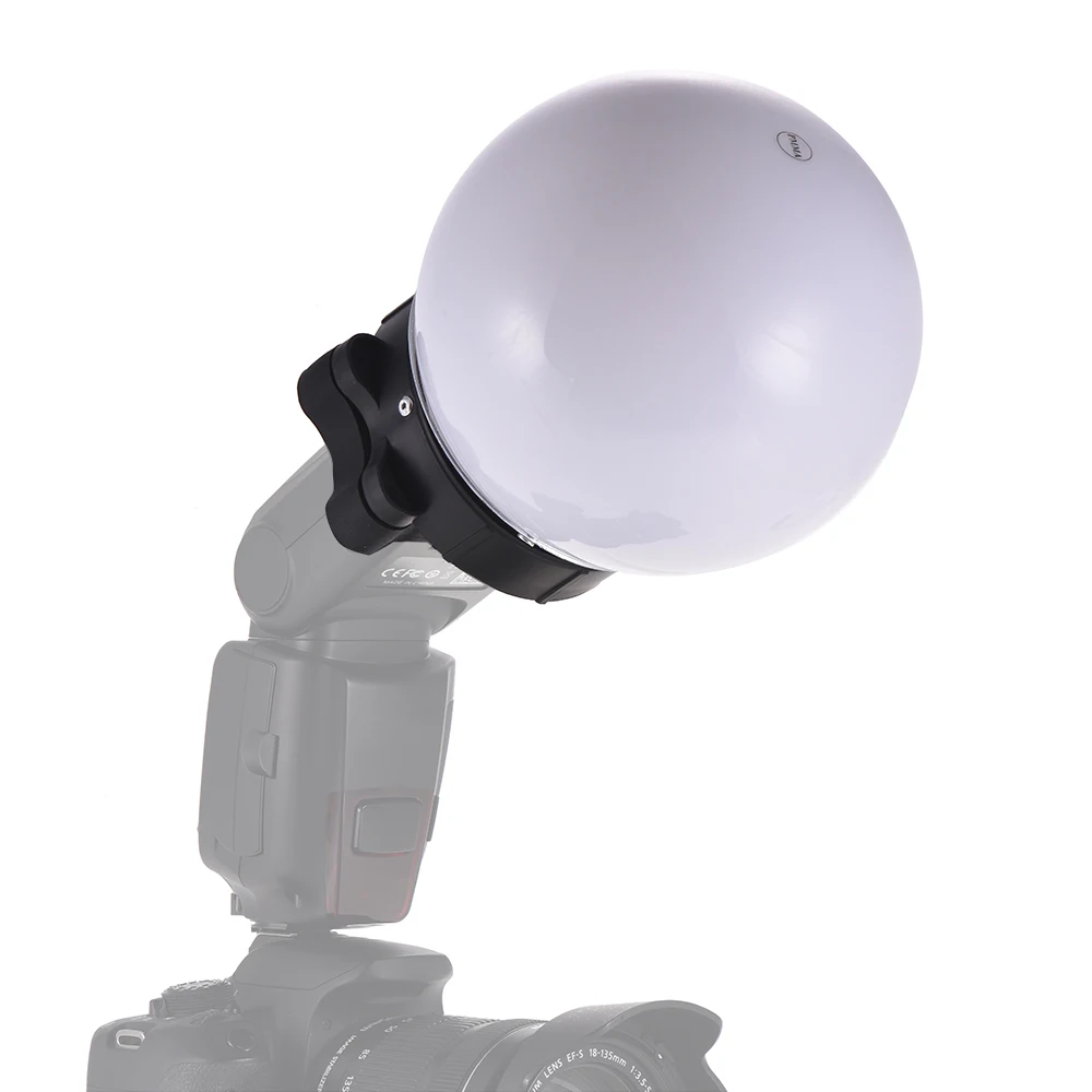 

Andoer On-camera Flash Diffuser Ball Magnet Adsorption Soft Balls for Nikon Canon Godox Sigma Andoer Neewer Vivitar Speedlight