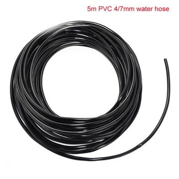 

5m Garden Irrigation Hose PVC Water Hose 1/4" Micro Drip Irrigation Tube For Watering Potted Plants Flower Sprinker Pipe