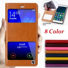 Hot!!! For Xiaomi Mi M Note 5.7 Inch High Quality Genuine Leather Cover Case Luxury Flip Stand Mobile Phone Bag