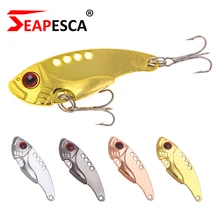 SEAPESCA Metallic VIB 55mm 11g Vivid 3D Eyes Laborious Bait Lengthy Casting Sinking Winter Fishing Lure Skilled Wobblers YA180