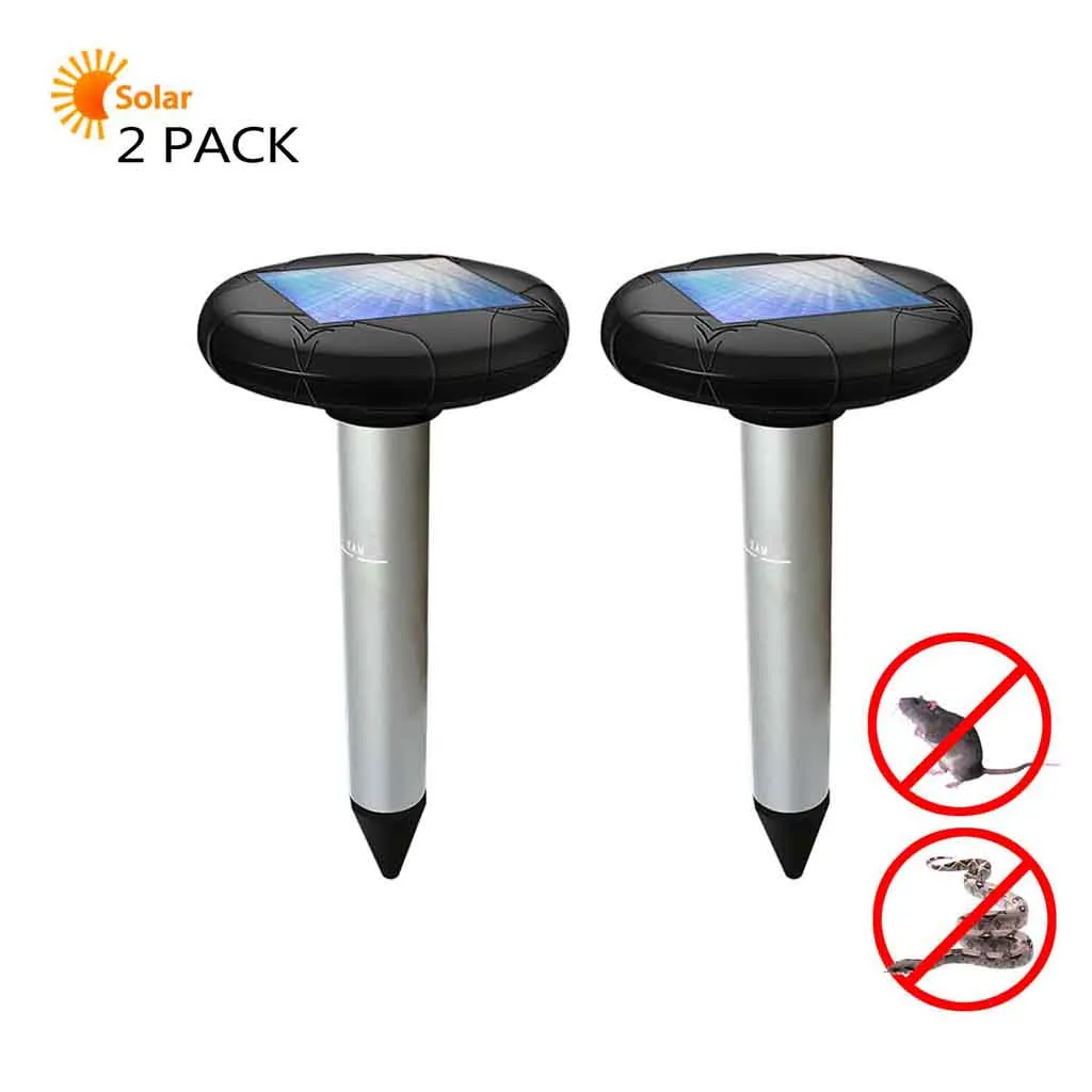 

Creative Efficient Eco-friendly Solar Powered Outdoor Garden Yard Ultrasonic Sonic Mole Vole Snake Rodent Pest Repeller 4.6