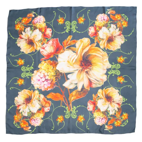 ELEGANT HANDMADE BRAND 100%Twill Silk Scarf TWIC-209685A photo