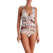 High Quality Original One Piece Swimsuit Women Swimwear Ladies Hollow Sexy Lace Beach Wear Deep V High Waist Bathing Suit 2017