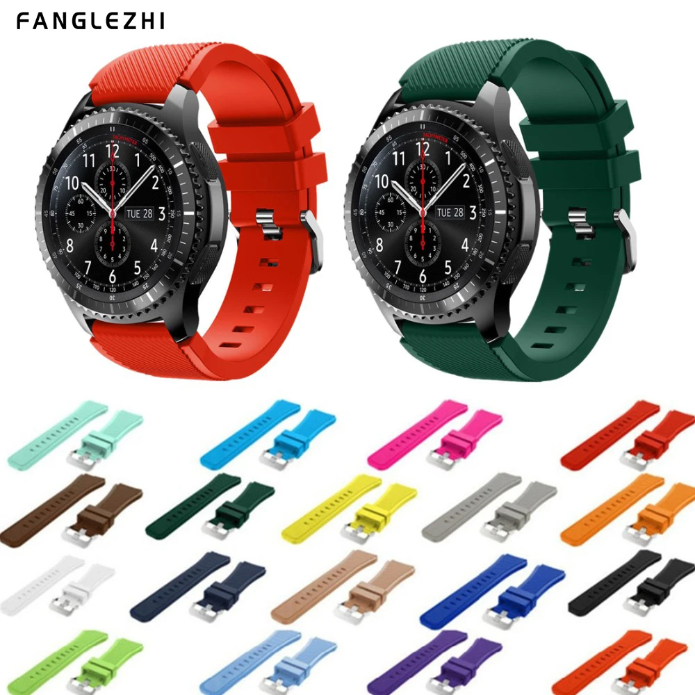 Silicone Band For Samsung Gear S3 Frontier 22mm Watch Band Strap Bracelet For Samsung Gear S3 01