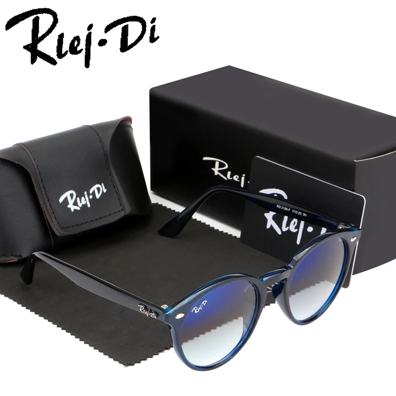 Günstige Neue Runde Sonnenbrille Männer Frauen 2017 Marke Designer Glaslinse Spiegel Sonnenbrille Für Frauen Damen Sonnenbrille Männliche Goggle UV400