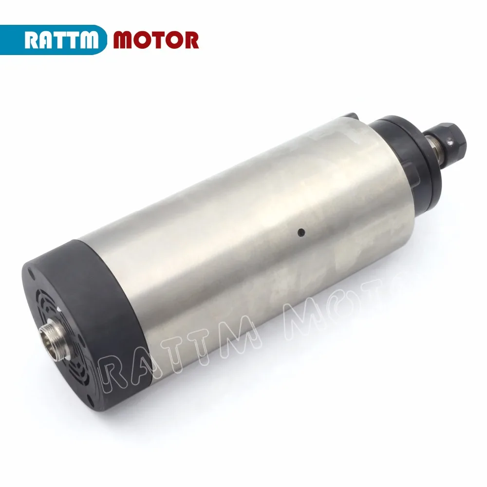 

1.5KW 220V 8A Air cooled Spindle motor ER16 80x200mm For CNC Router ENGRAVING MILLING GRIND
