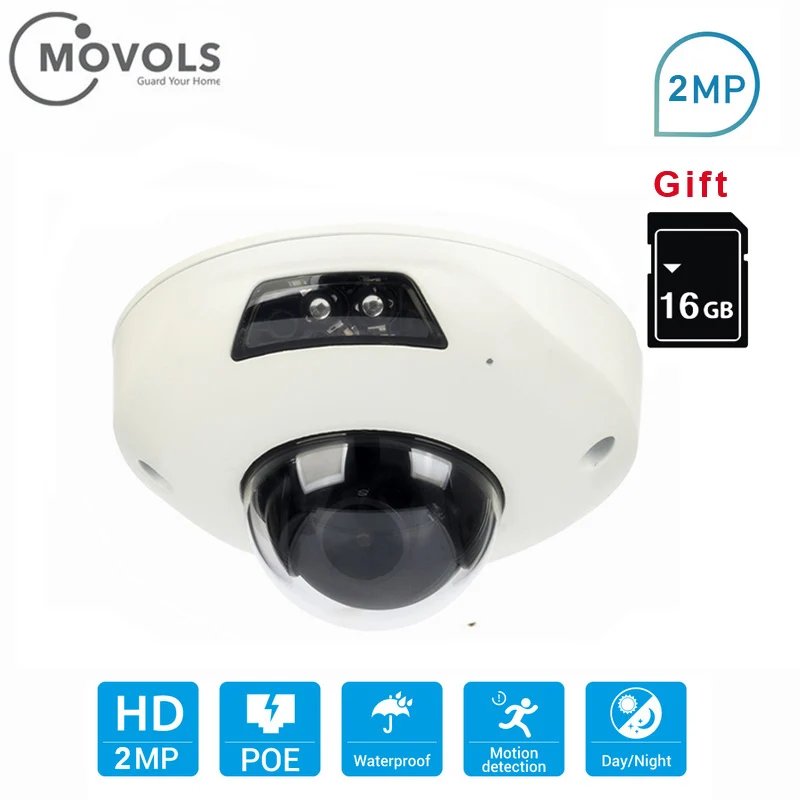 MOVOLS Security Camera HD PoE Zoom Built in SD card Slot font b Outdoor b font