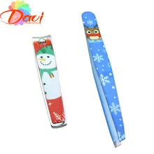 Из нержавеющей стали для бровей Пинцет Рождественский маникюрный набор инструментов для ногтей машинка для стрижки волос