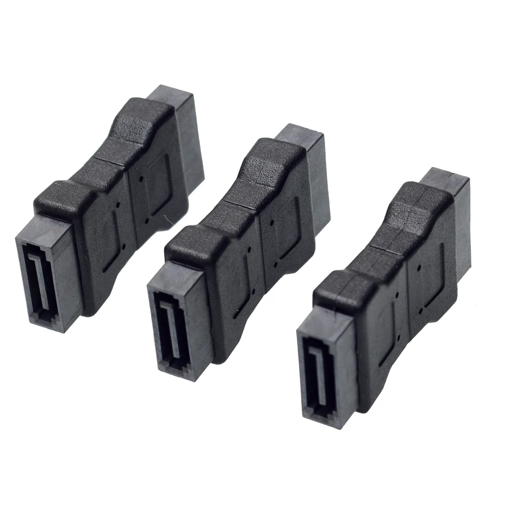 7P SATA 3.0 data male to male Port adapter straight angle 7 PIN Serial ATA III 6Gb/s Jack Connector Coupler sata to usb cable sata to usb adapter cable sata to usb adapter