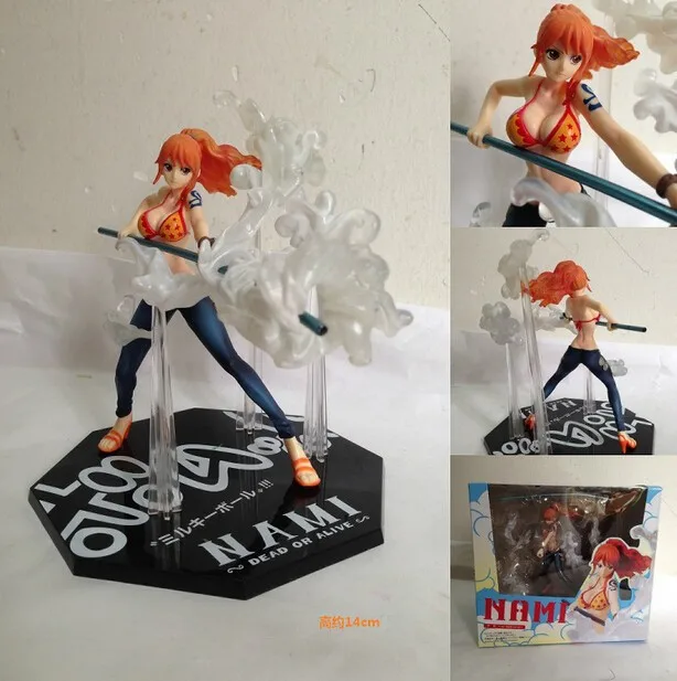 Одна Фигура Nami Milky Ball Battle Ver. ПВХ Фигурка 15 см аниме одна штука Коллекционная
