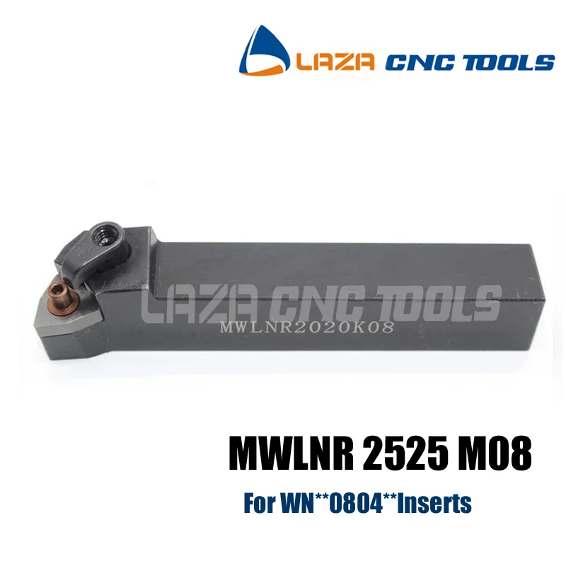 

MWLNR2525M08,MWLNL 2525M08 Indexable External turning tool holder,Lathe CNC Turning Cutter,MWLNR Cutting toolHolder for WNMG0804