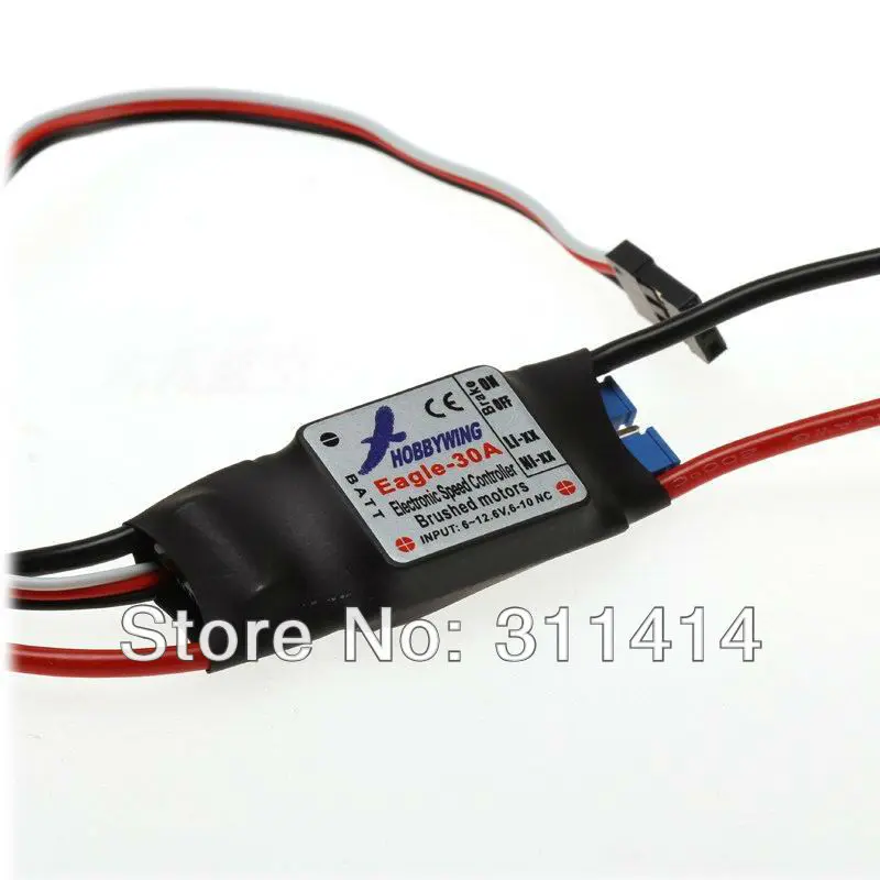 2pcs/lot Hobbywing Eagle 30A ESC For Brushed Motor For RC Airplane
