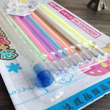 [4Y4A] 10 комплектов [10 ручек+ 90 картриджей для ручек] флуоресцентная ручка, маркер маркерная ручка конфетный цвет офисные школьные принадлежности