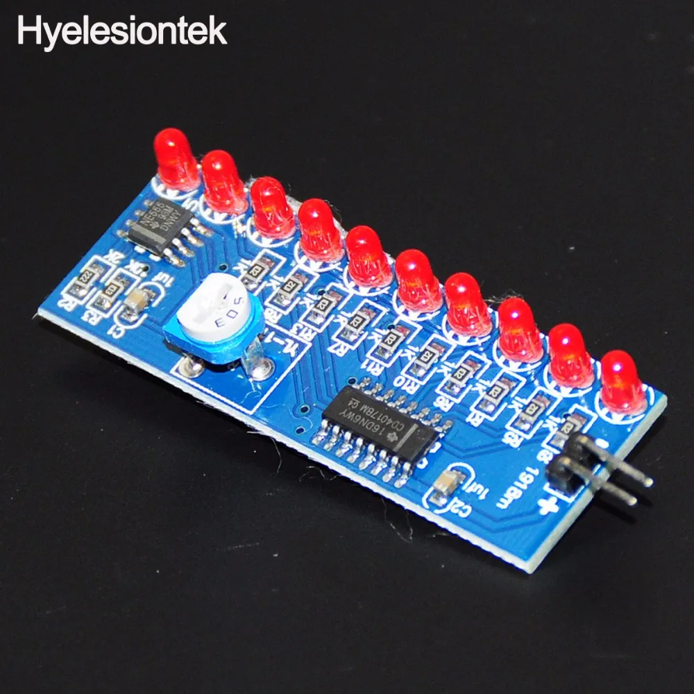 NE555+ CD4017 водительский светодиодный светильник, водонагреватель, водонагревающий светильник светодиодный электронный набор DIY модуль NE555 схема быстрого цикла