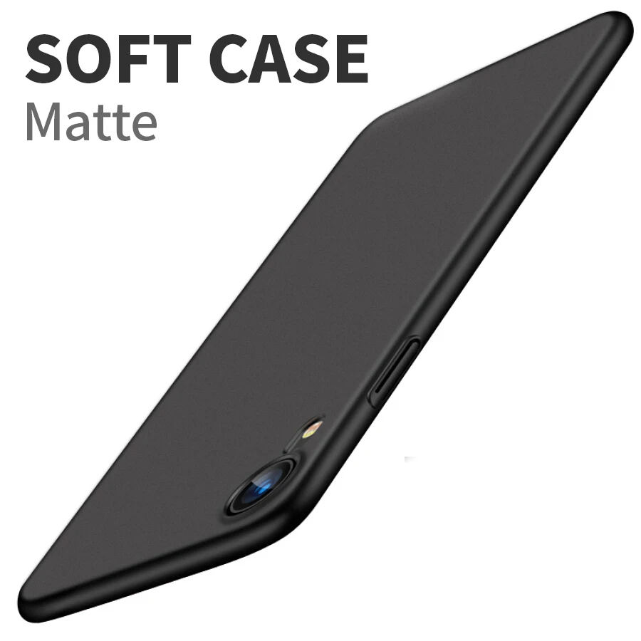 

Matte Frosted Soft TPU Silicone Case For iPhone X XS Max XR 8 7 6 6s Plus Anti Fingerprint plastic Phone Case Coque Fundas