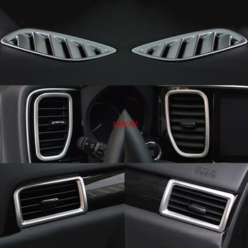 

Car-Styling Accessories For Mitsubishi Outlander 2016 2017 2018 Air Conditioning outlet cover Trim Auto Interior Decoration