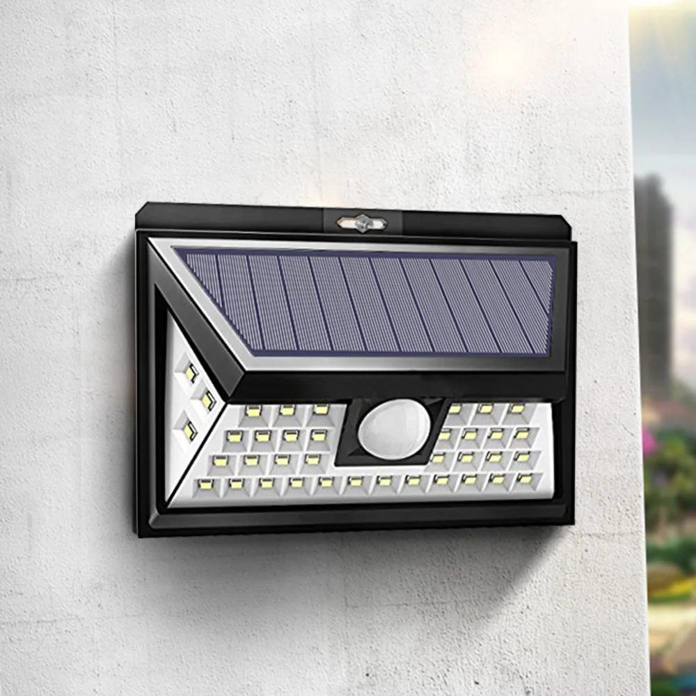 

PIR Motion Sensor Solar light Outdoor Garden Security lamp Waterproof IP65 led Wall Street solar energy lampada bombilla