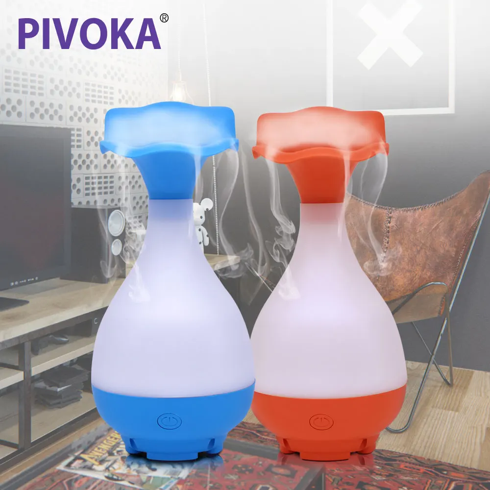 

PIVOKA Aroma Essential Oil Diffuser Difusores De Aceites Esenciales Para Aromaterapia Air Ultrasonic Mist Maker For Home WH