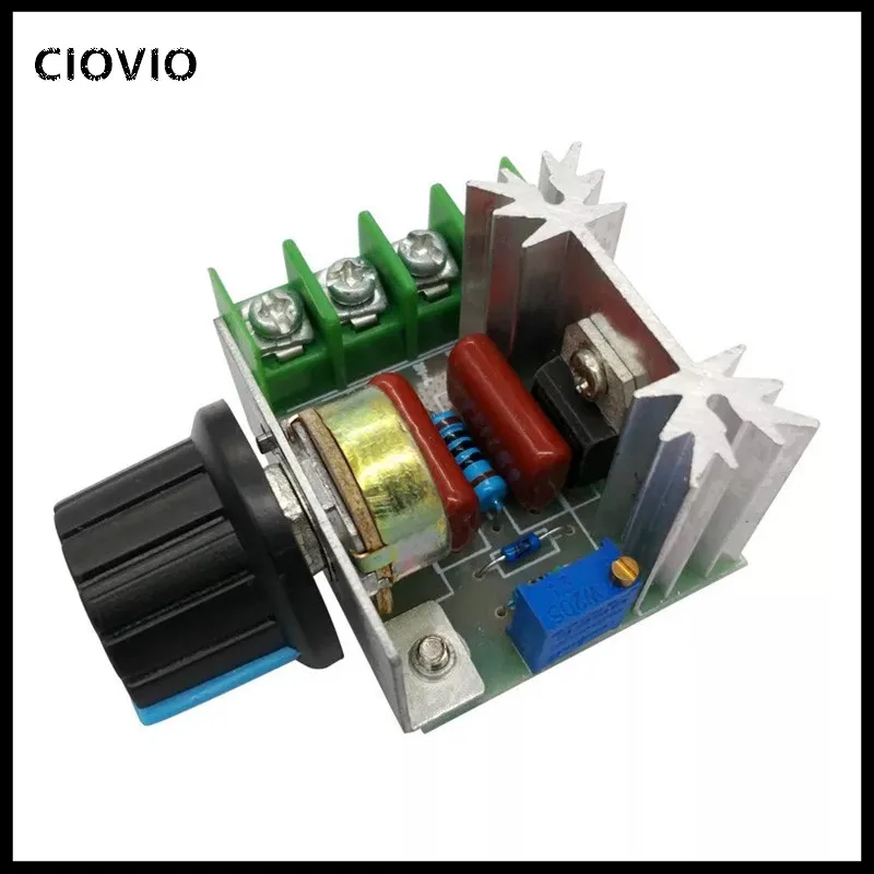 

AC 220V 2000W Voltage Regulator Dimming Dimmers Motor Speed Controller Thermostat Electronic Voltage Regulator Module
